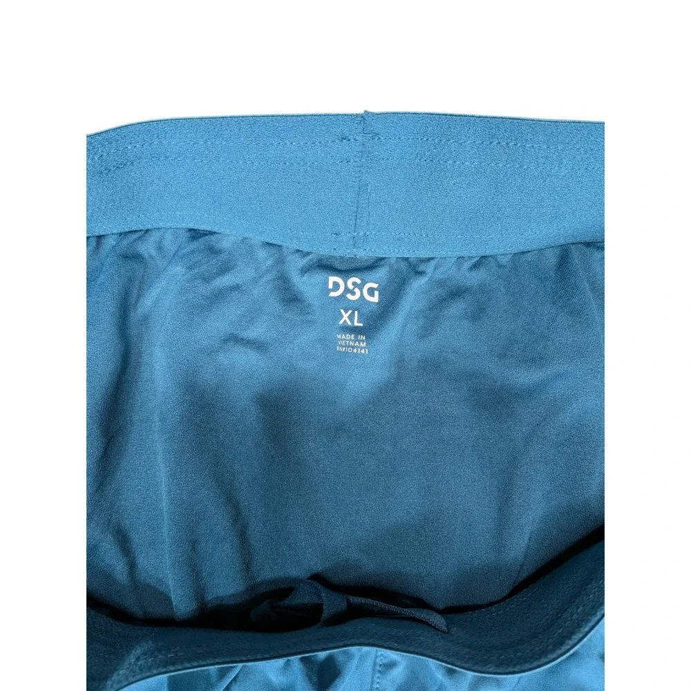 DSG Mens 7 Inch Stride Running Shorts Teal Blue XL NWT Athletic Gym Training